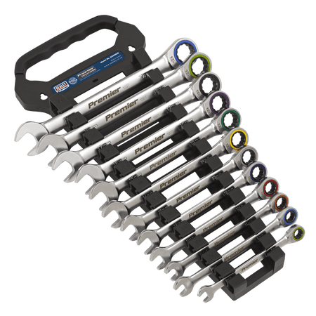 Sealey Combination Ratchet Spanner Set 12pc Metric - Platinum Series Model No - AK63949