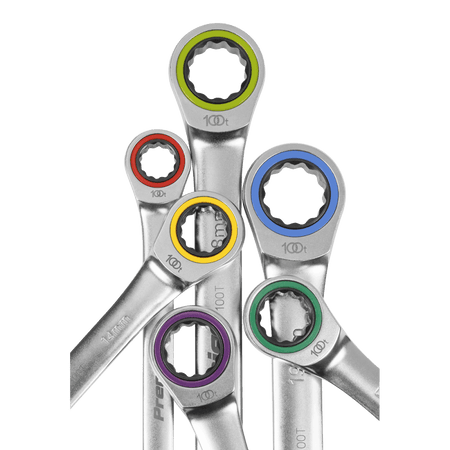 Sealey Combination Ratchet Spanner Set 12pc Metric - Platinum Series Model No - AK63949