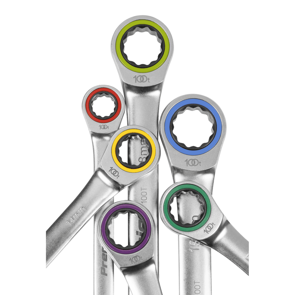 Sealey Combination Ratchet Spanner Set 12pc Metric - Platinum Series Model No - AK63949