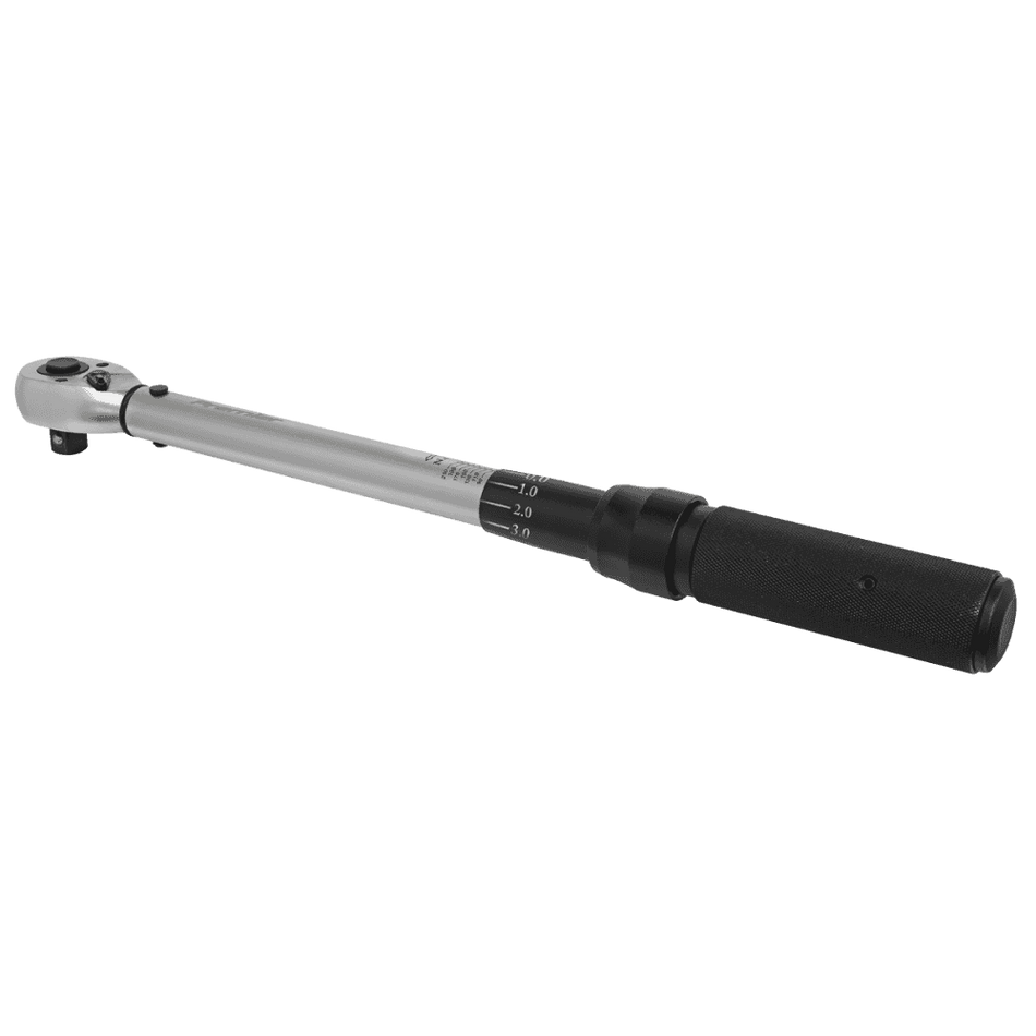 Sealey Premier Micrometer Torque Wrench 1/2"Sq Drive 40-210Nm Model No - STW400