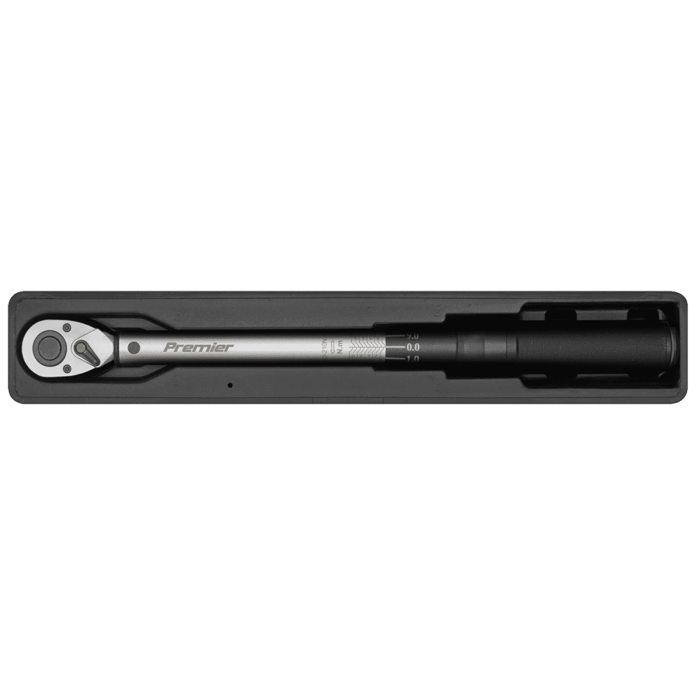 Sealey Premier Micrometer Torque Wrench 1/2"Sq Drive 40-210Nm Model No - STW400