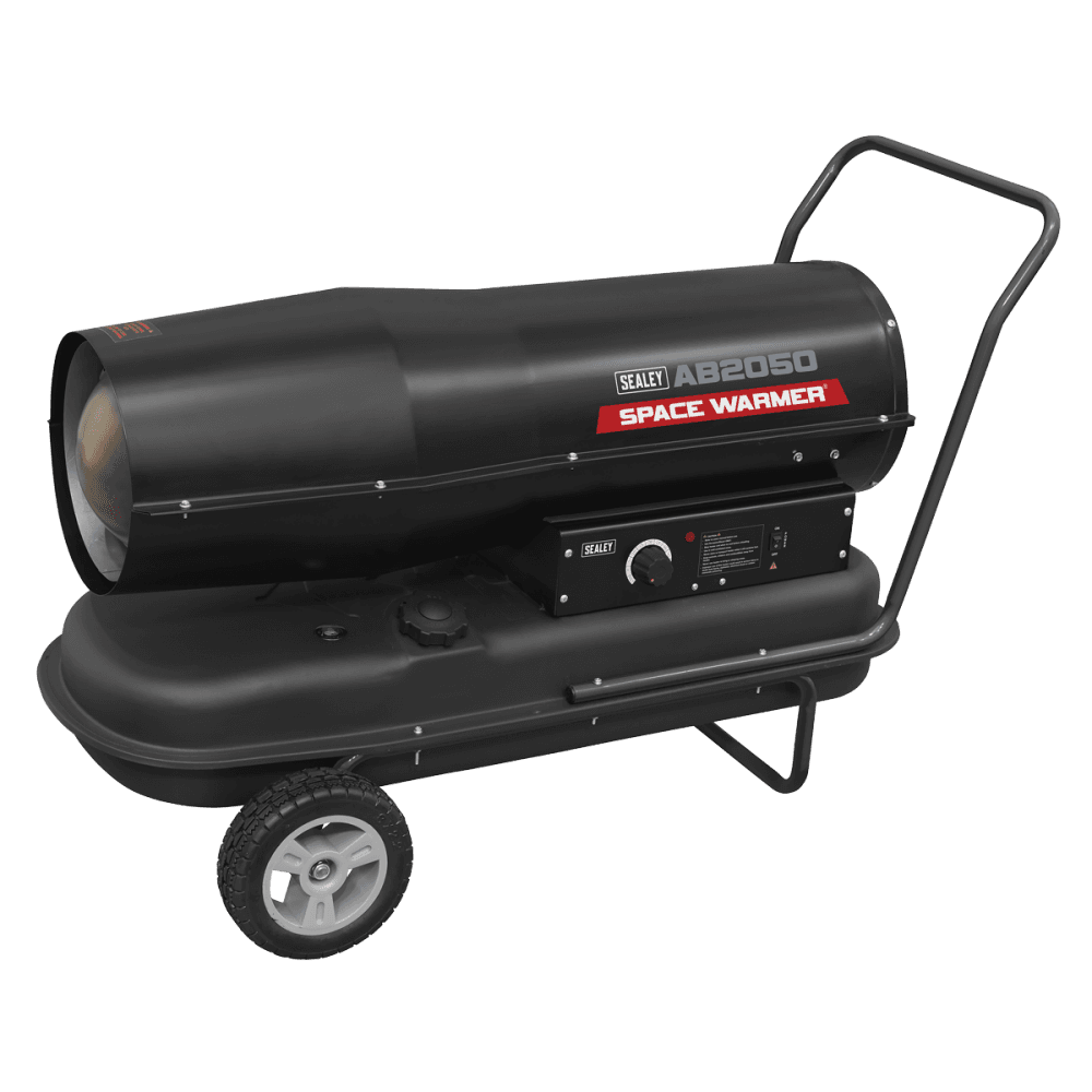 Sealey Space WarmerKerosene/Diesel Heater 205,000Btu/hr with Wheels Model No - AB2050
