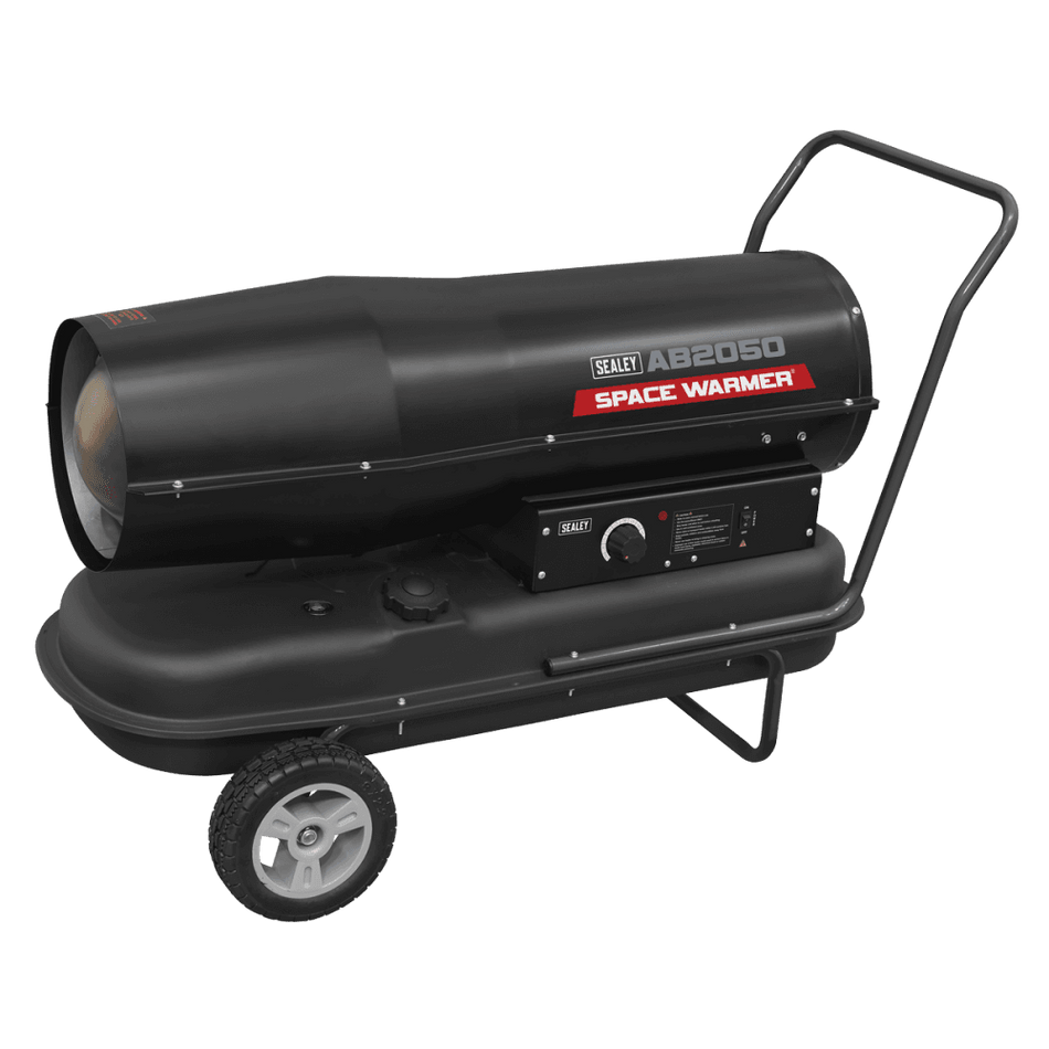 Sealey Space WarmerKerosene/Diesel Heater 205,000Btu/hr with Wheels Model No - AB2050