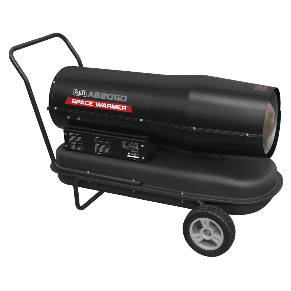 Sealey Space WarmerKerosene/Diesel Heater 205,000Btu/hr with Wheels Model No - AB2050