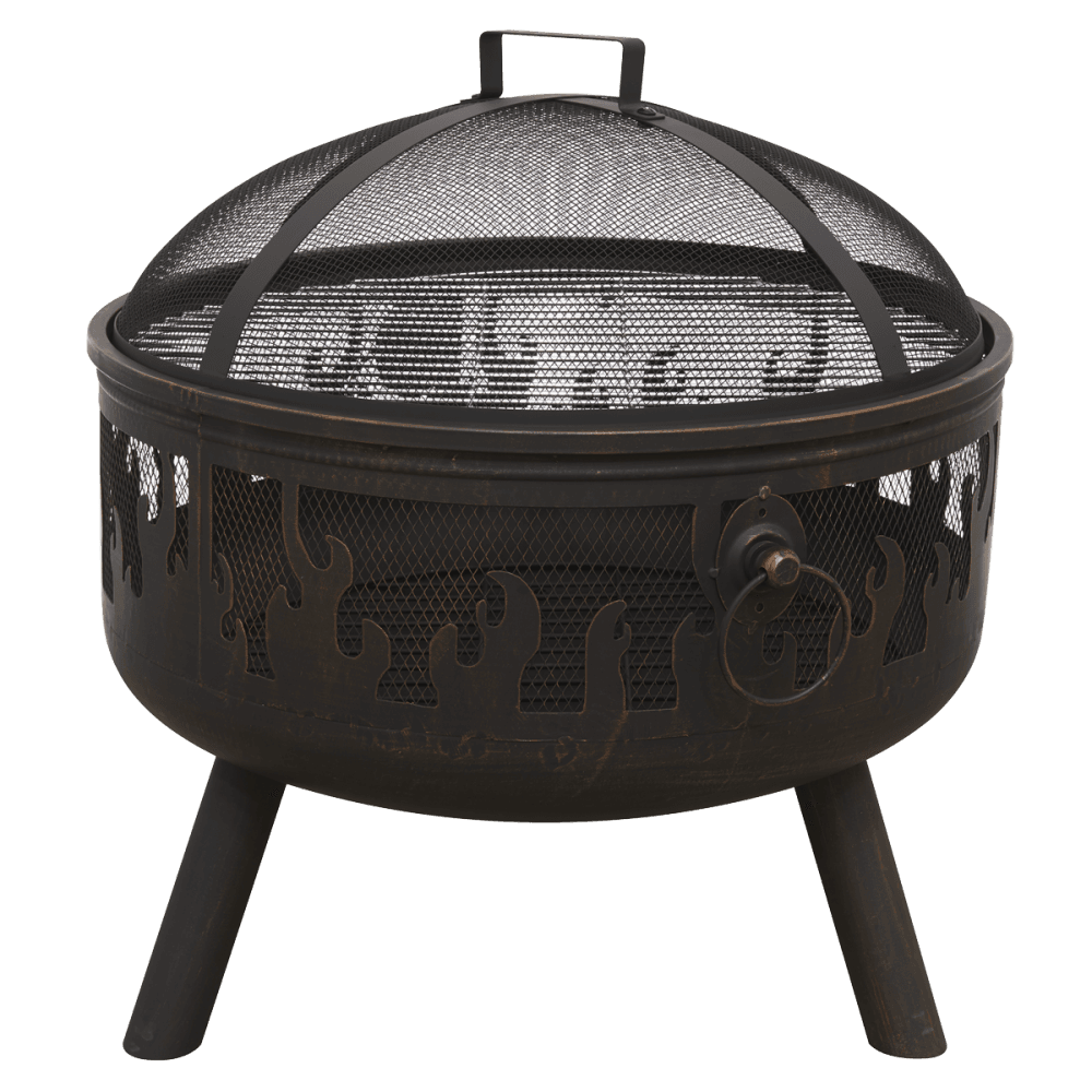 Sealey Dellonda Deluxe Firepit Fireplace Outdoor Patio Heater, Cooking Grill & Poker Model No - DG117