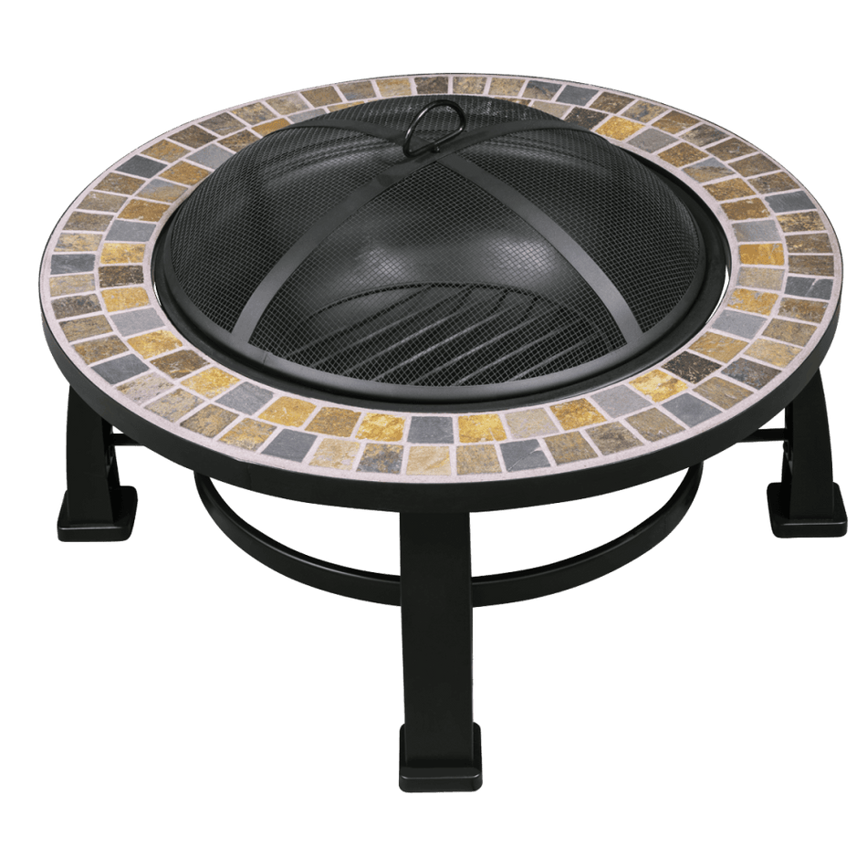 Sealey Dellonda 30" Deluxe Traditional Style Fire Pit/Fireplace/Outdoor Heater - Slate Model No - DG111
