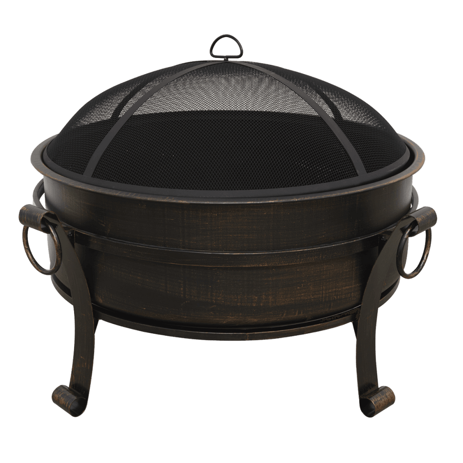 Sealey Dellonda 30" Deluxe 2-in-1 Outdoor Fire Pit & Coffee Table Antique Bronze Effect Model No - DG42