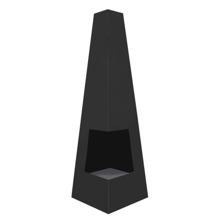 Sealey Dellonda Chiminea, Wood Burner, Heater for Outdoors W45cm x H150cm - Black Steel Model No - DG105