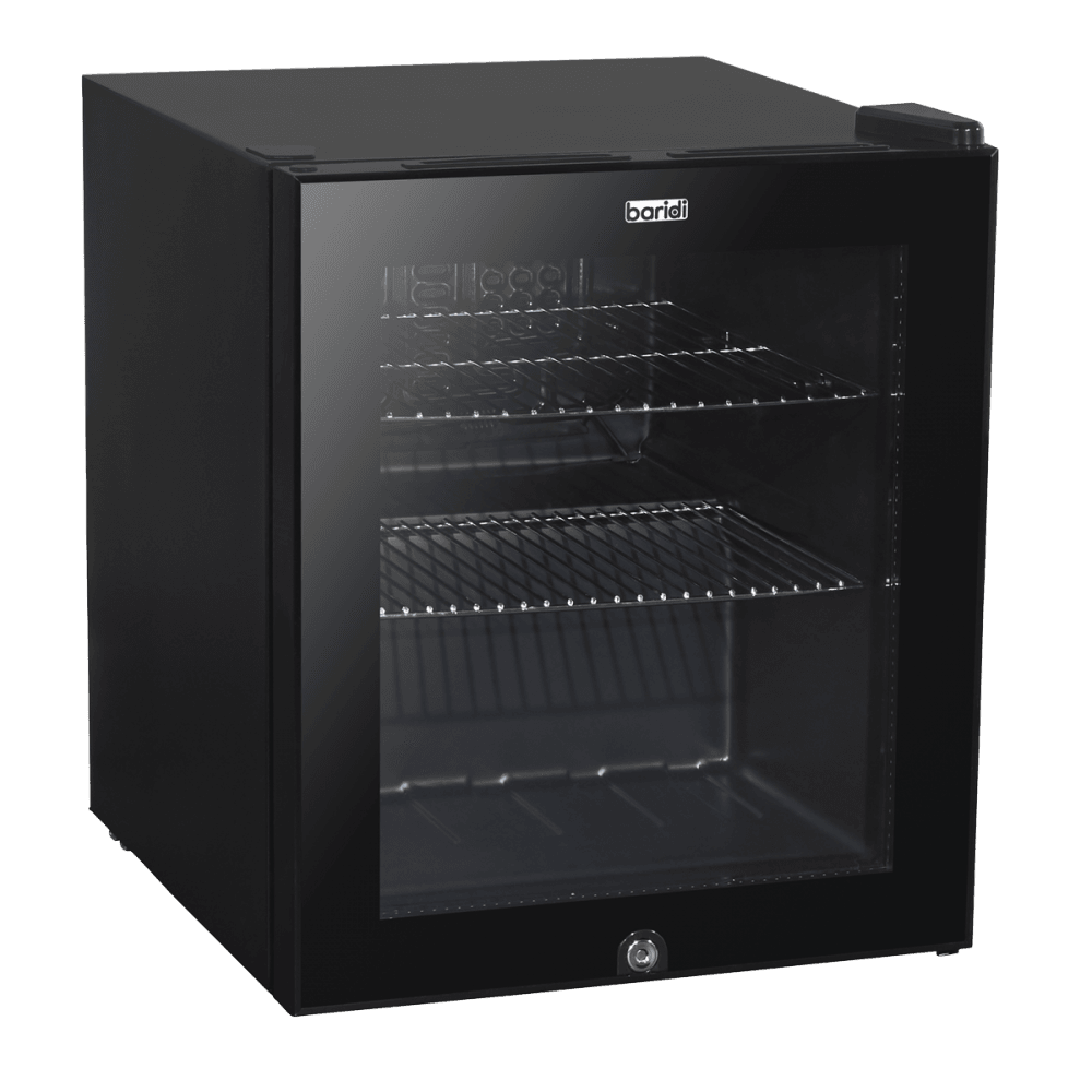 Sealey Baridi 50L Table Top Beer & Drinks Mini Fridge 3-10Â¶?C, Light, Black & Glass Model No - DH12
