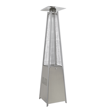 Sealey Dellonda Pyramid Gas Patio Heater 13kW Commercial/Garden Use, Stainless Steel Model No - DG99