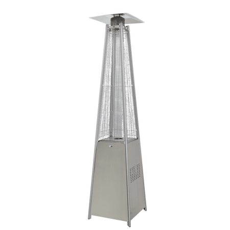 Sealey Dellonda Pyramid Gas Patio Heater 13kW Commercial/Garden Use, Stainless Steel Model No - DG99