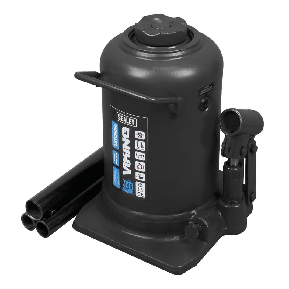 Sealey Viking Telescopic Bottle Jack 12 Tonne Model No - PTBJ12S