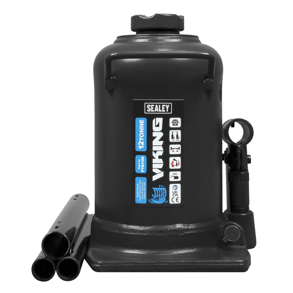 Sealey Viking Telescopic Bottle Jack 12 Tonne Model No - PTBJ12S