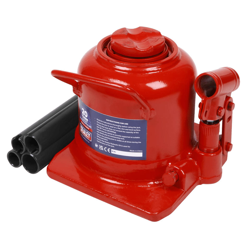 Sealey Bottle Jack 20 Tonne Low Profile Telescopic Model No - BJ20LE