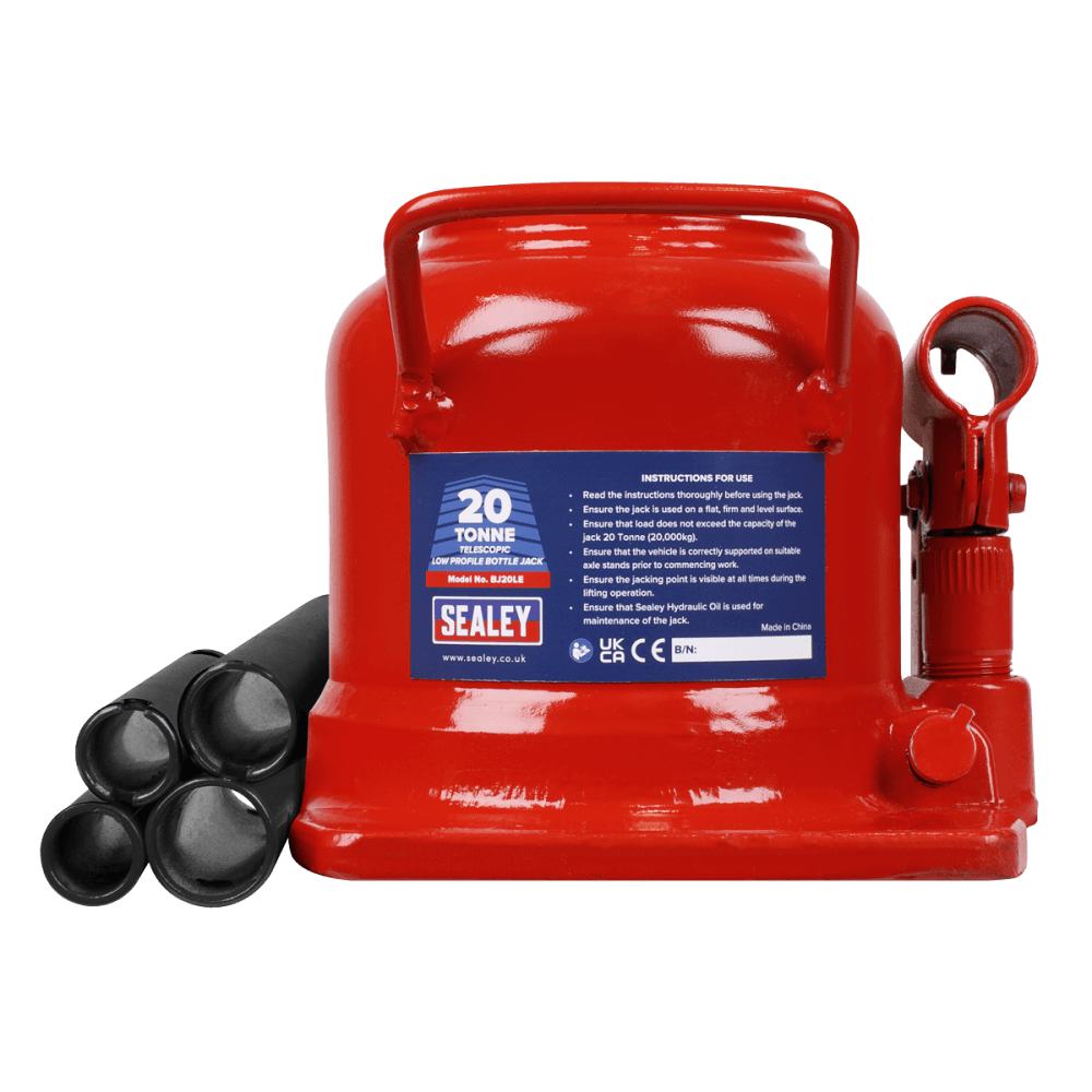Sealey Bottle Jack 20 Tonne Low Profile Telescopic Model No - BJ20LE