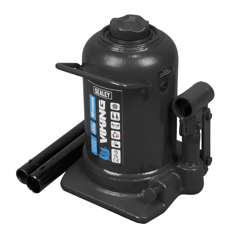 Sealey Viking Telescopic Bottle Jack 10 Tonne Model No - PTBJ10S