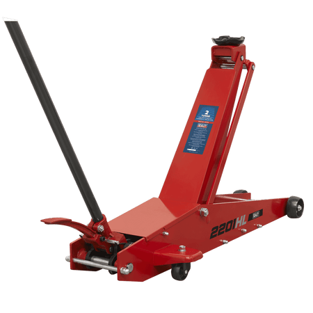 Sealey Trolley Jack 2 Tonne Long Reach High Lift Commercial Model No - 2201HL