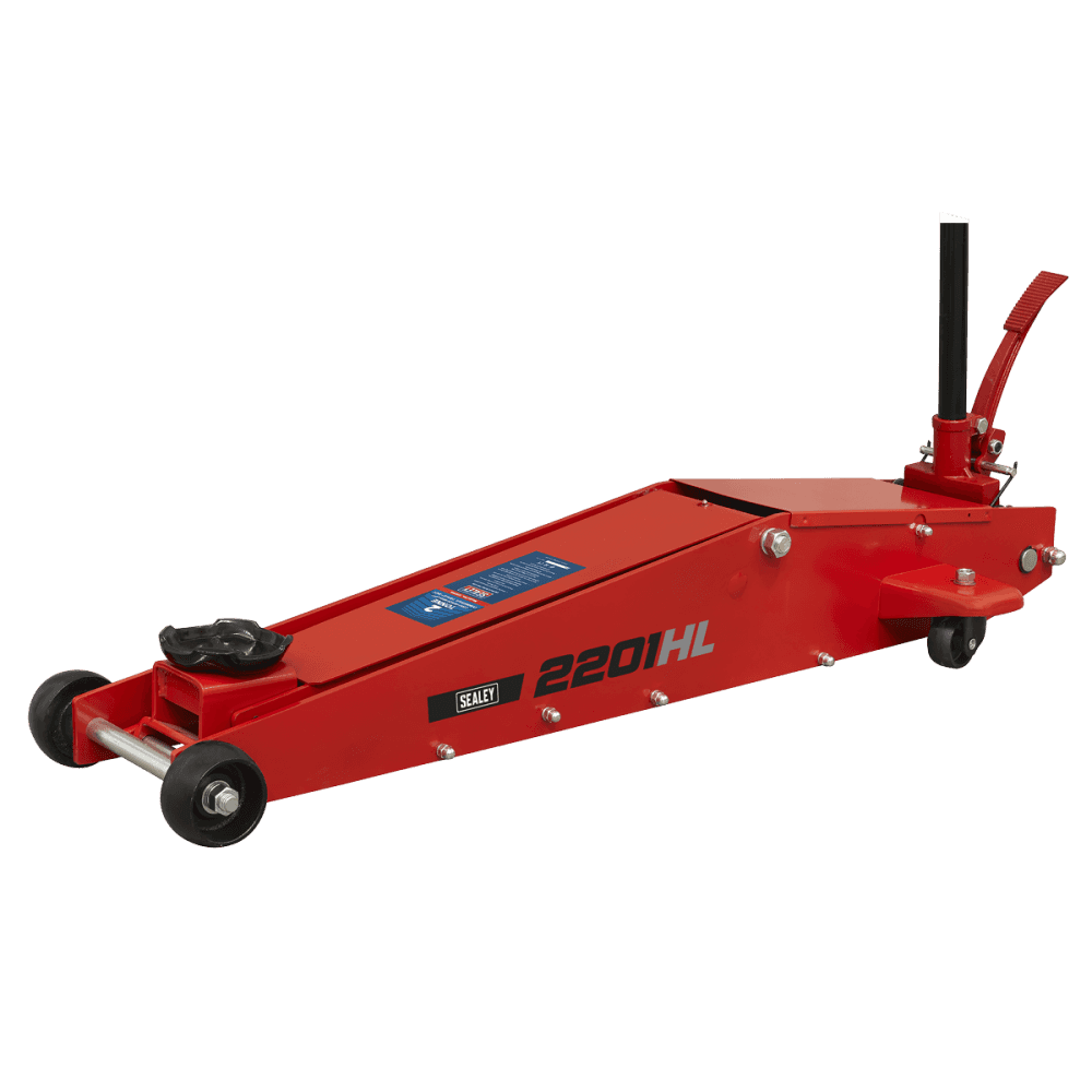 Sealey Trolley Jack 2 Tonne Long Reach High Lift Commercial Model No - 2201HL