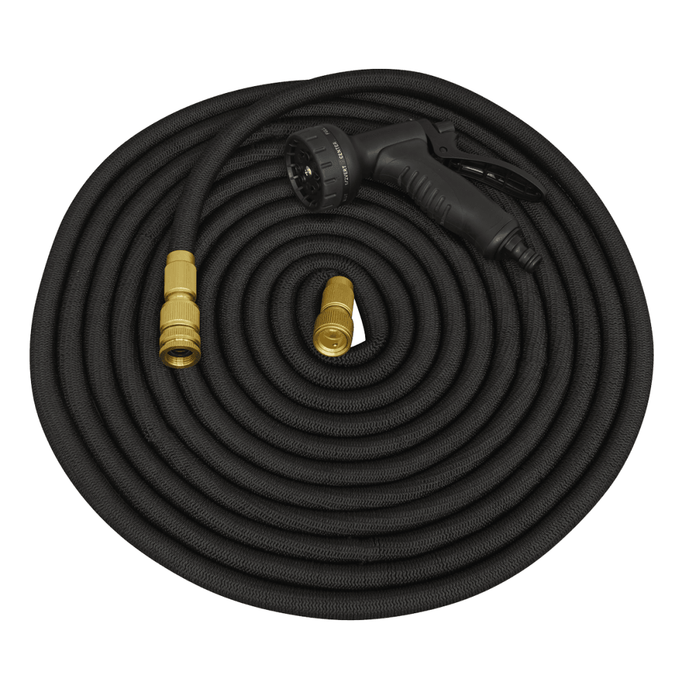 Sealey 17mm Expandable Garden Hose Black 15m Premium Model No - GH15E