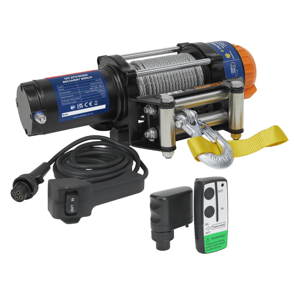 Sealey ATV2040 Wireless Winch Combo Kit Model No - ATV2040KIT