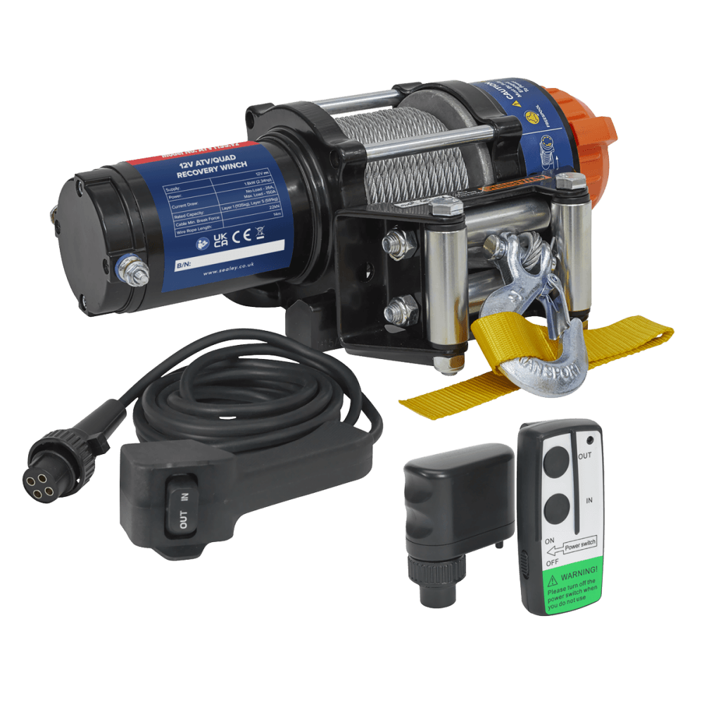 Sealey Wireless Winch ATV1135 Combo Model No - ATV1135KIT