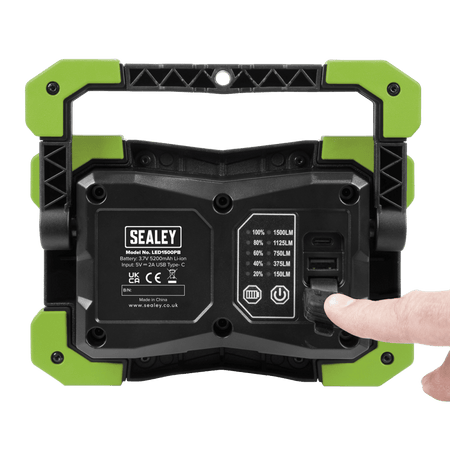 Sealey Portable Floodlight & Power Bank 15W COB LED Model No - LED1500PB