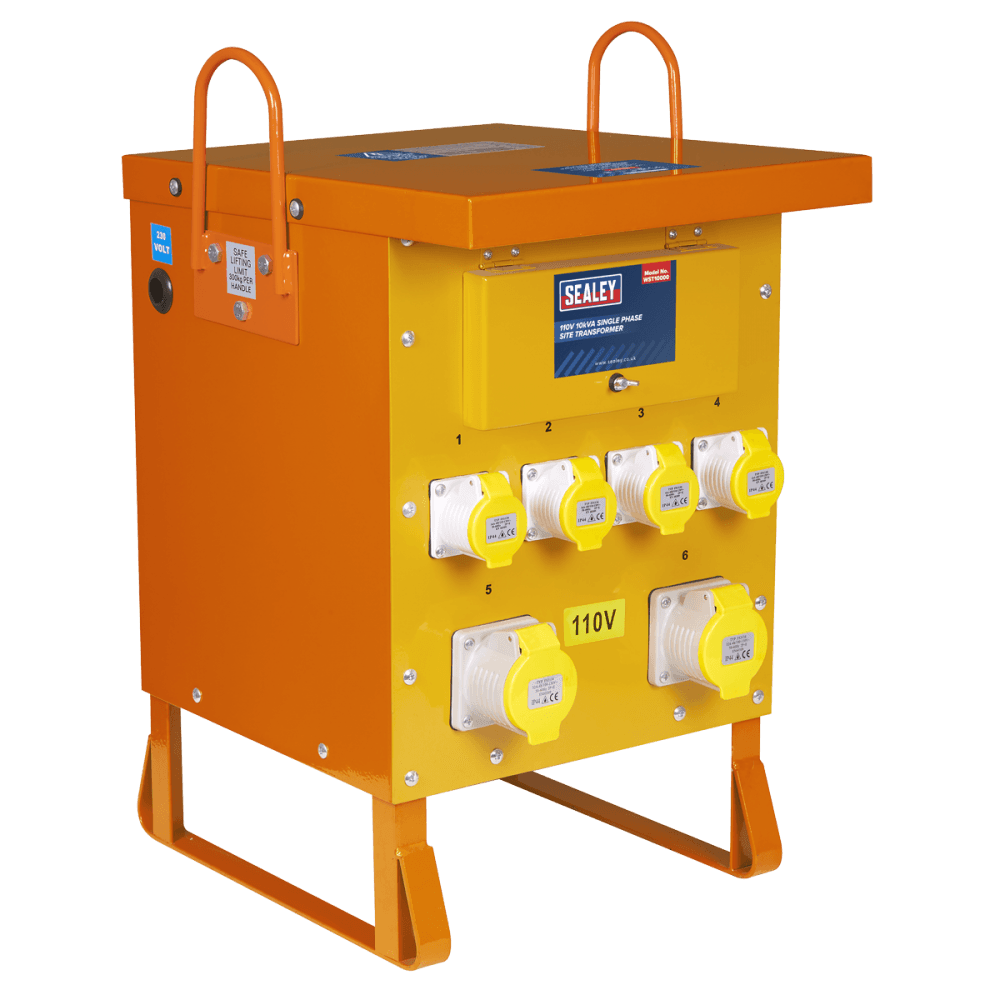 Sealey 110V 10kVA Single Phase Site Transformer Model No - WST10000