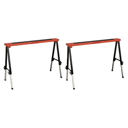 Sealey Fold Down Trestle with Adjustable Legs - Pair Model No - FTAL12