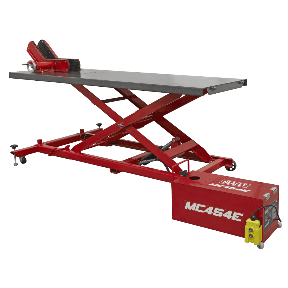 Sealey Motorcycle Lift 450kg - 12V Electro/Hydraulic Model No - MC454E