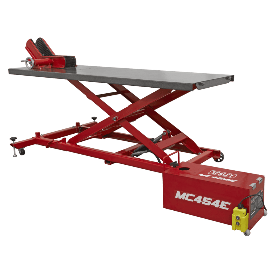 Sealey Motorcycle Lift 450kg - 12V Electro/Hydraulic Model No - MC454E