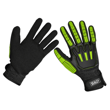 Sealey Cut & Impact Resistant Gloves - X-Large - Pair Model No - SSP39XL