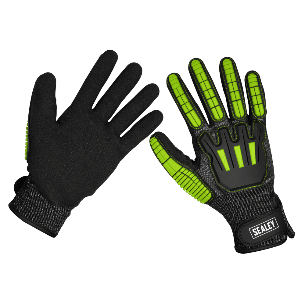 Sealey Cut & Impact Resistant Gloves - Large - Pair Model No - SSP39L