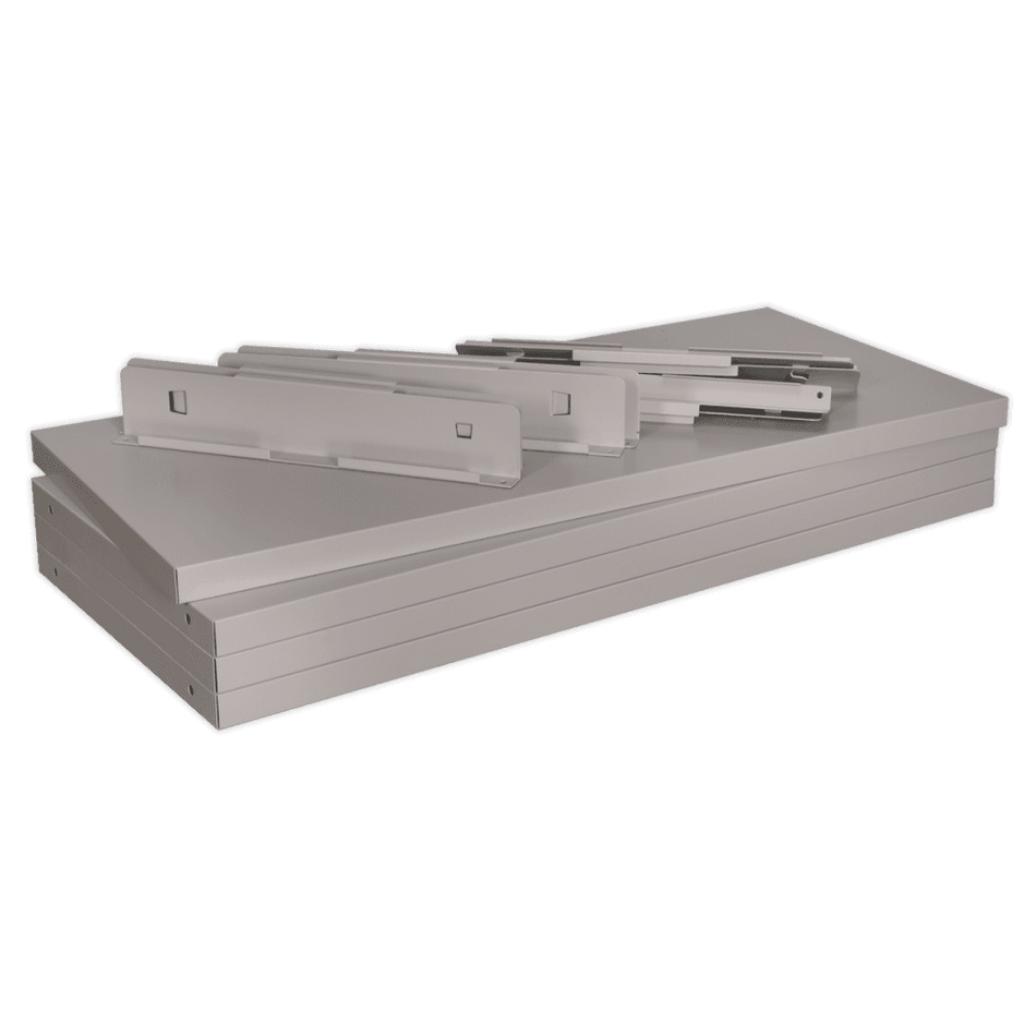 Sealey Shelf for Industrial Cabinets - Pack of 4 Model No - APICS4
