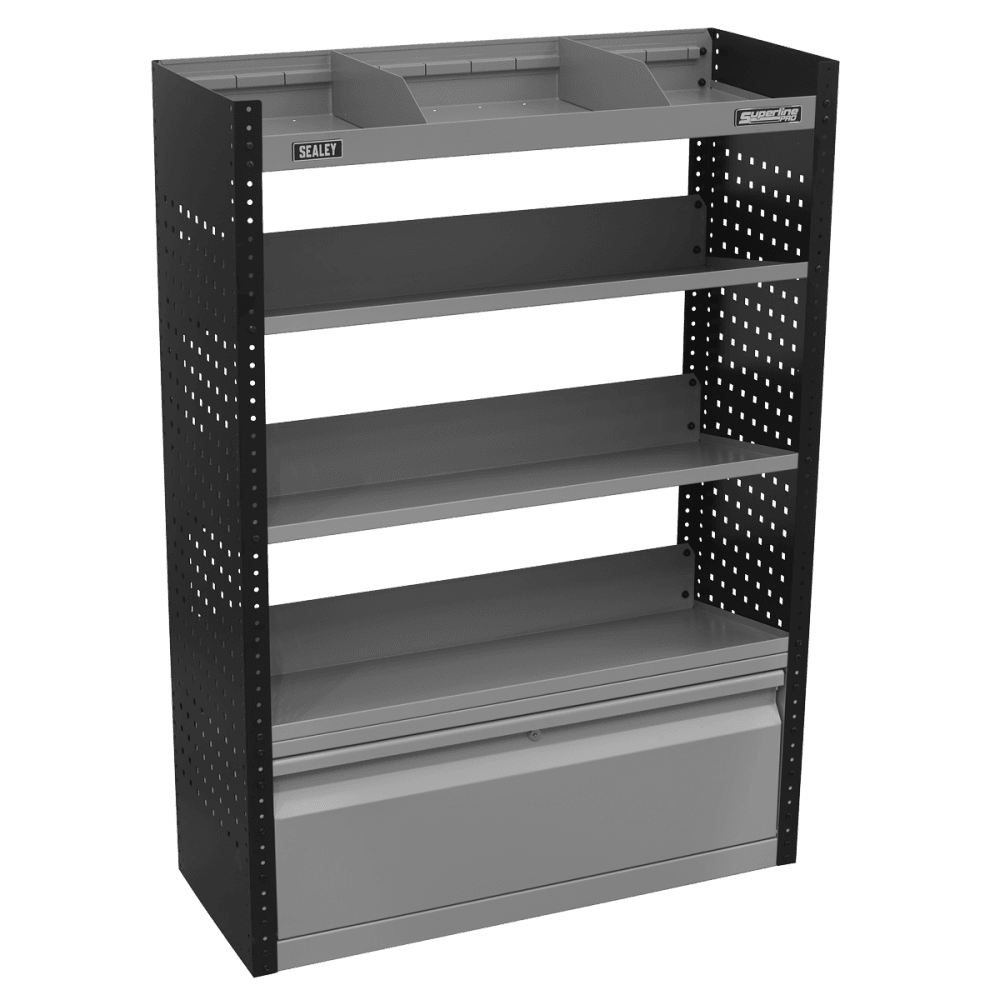 Sealey Modular Slanted Shelf Van Storage System Model No - APMSVCOMBO2