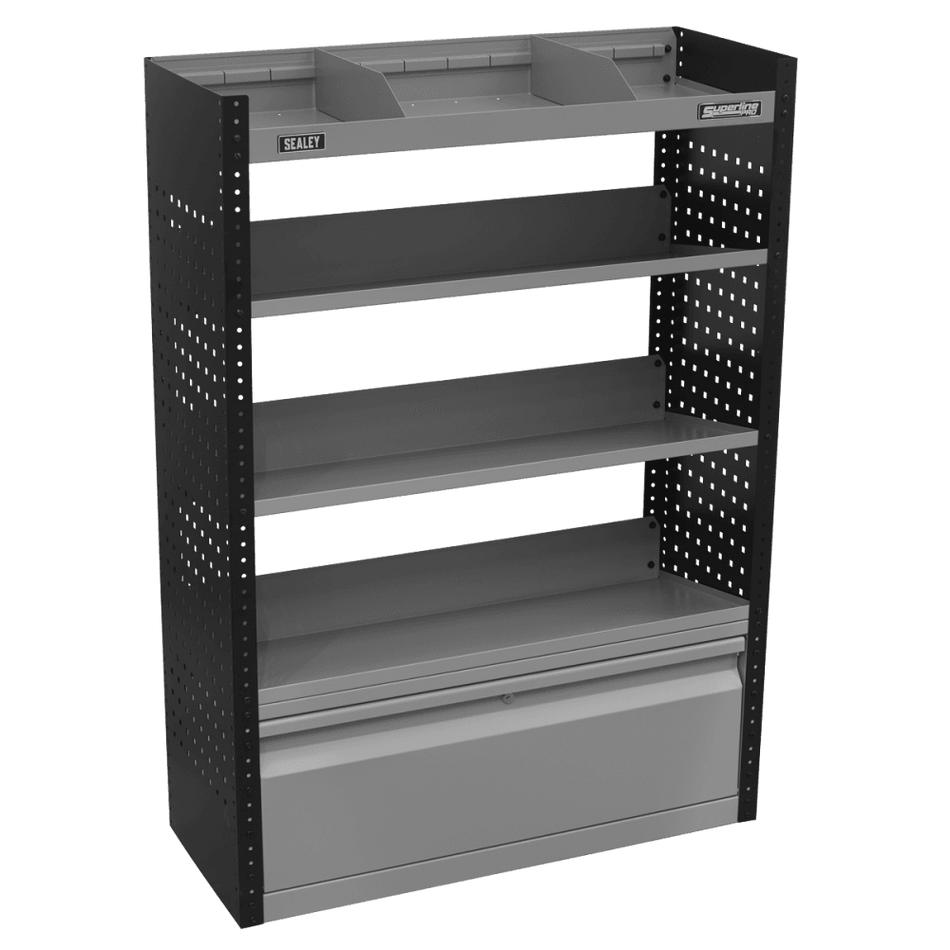 Sealey Modular Slanted Shelf Van Storage System Model No - APMSVCOMBO2