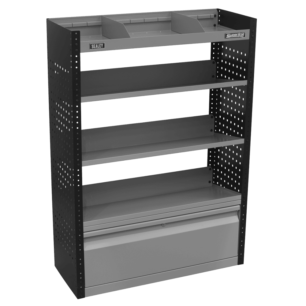 Sealey Modular Slanted Shelf Van Storage System Model No - APMSVCOMBO2