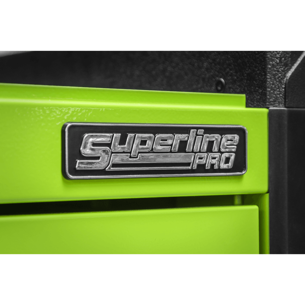 Sealey 4 Drawer Push-to-Open Topchest with Ball-Bearing Slides - Hi-Vis Green Model No - APPD4G
