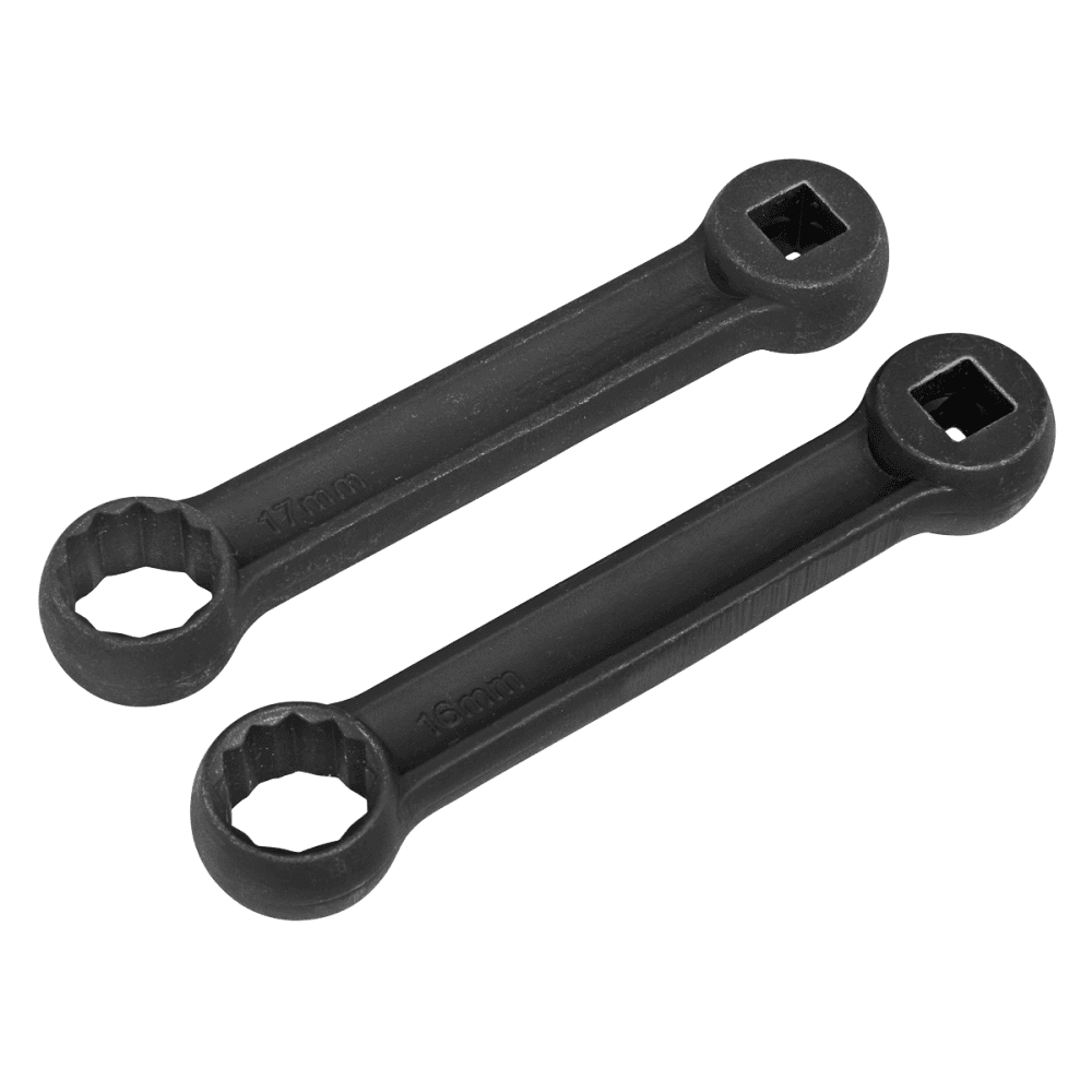 Sealey Mercedes Benz Engine Mount Spanner 16 & 17mm 2pc Model No - VS3005
