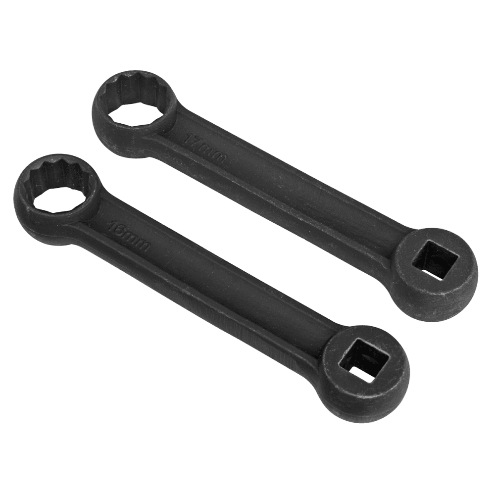 Sealey Mercedes Benz Engine Mount Spanner 16 & 17mm 2pc Model No - VS3005