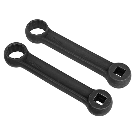 Sealey Mercedes Benz Engine Mount Spanner 16 & 17mm 2pc Model No - VS3005