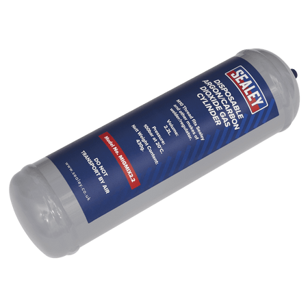 Sealey Disposable Argon/Carbon Dioxide Gas Cylinder 430g Model No - MIGMIX2.2
