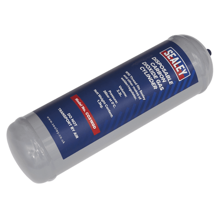 Sealey Disposable Carbon Dioxide Gas Cylinder 1.3kg Model No - CO21KGD