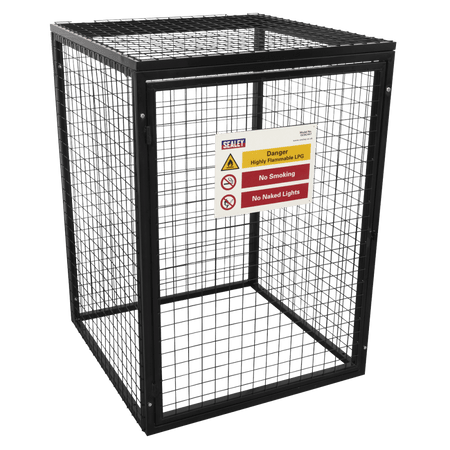 Sealey Gas Cylinder Safety Cage - 4 x 47kg Model No - GCSC447