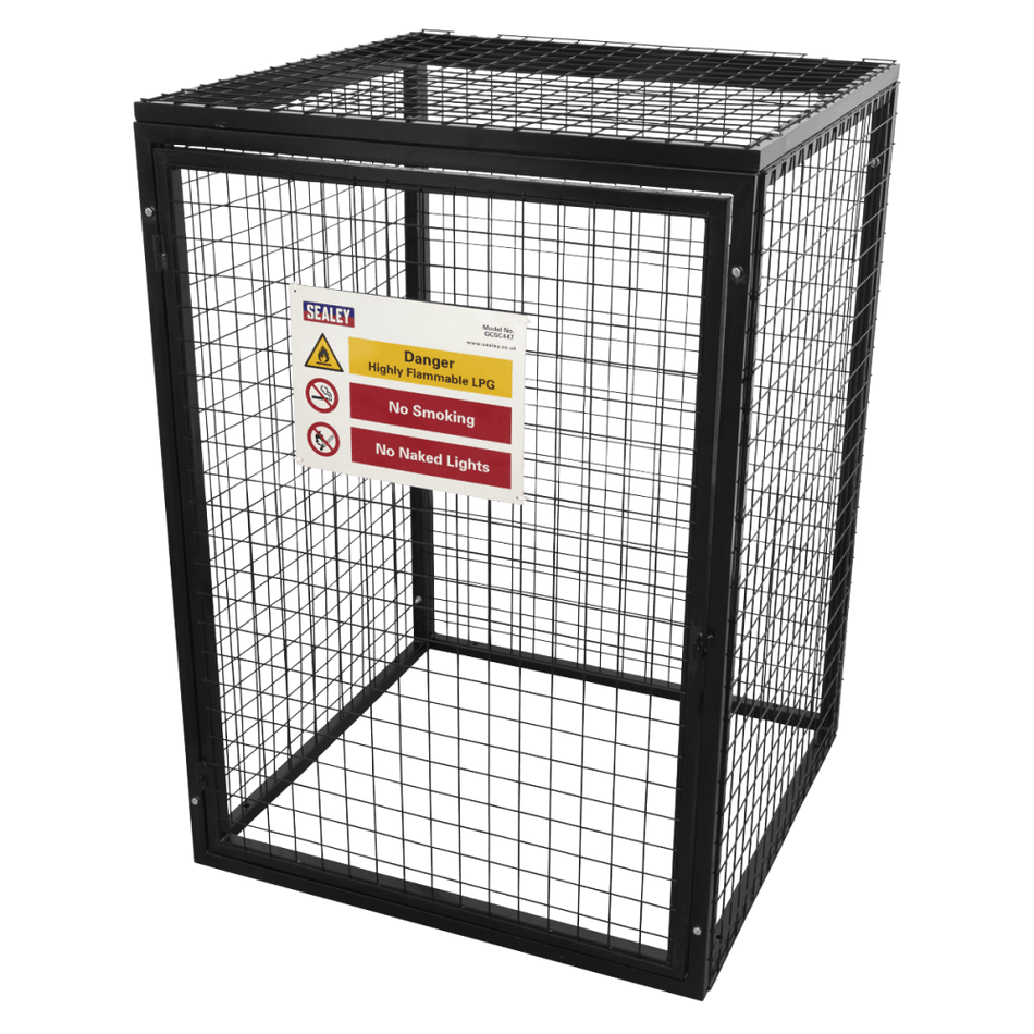 Sealey Safety Cage - 4 x 47kg Gas Cylinders Model No - GCSC447