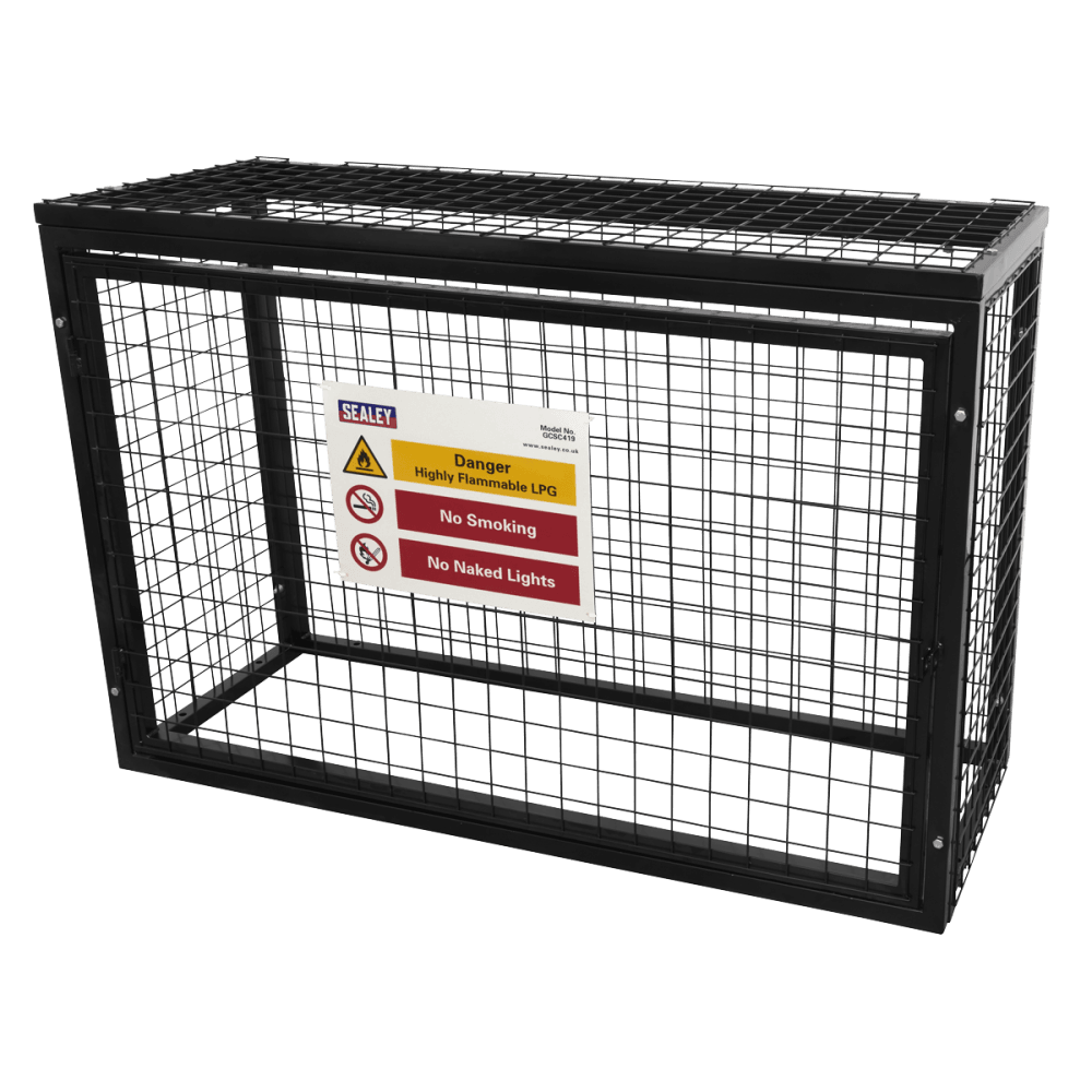 Sealey Gas Cylinder Safety Cage - 4 x 19kg Model No - GCSC419