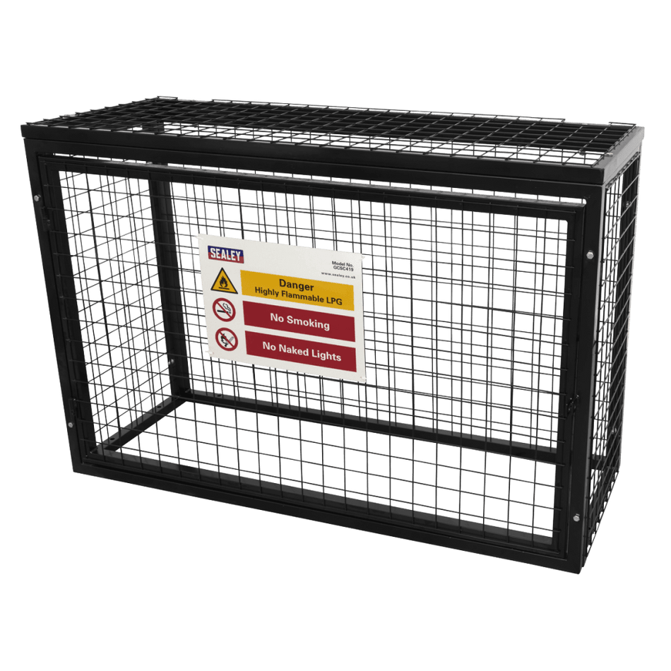 Sealey Safety Cage - 4 x 19kg Gas Cylinders Model No - GCSC419
