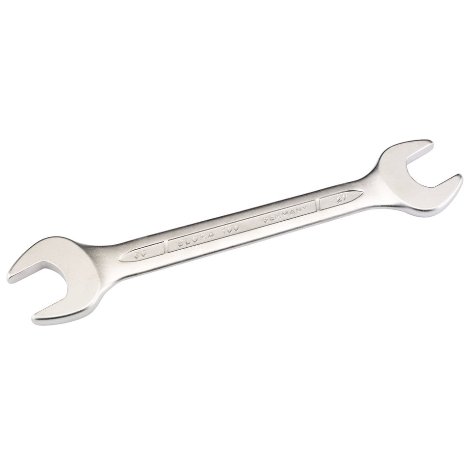27mm x 30mm Long Metric Double Open End Spanner: Model No.100