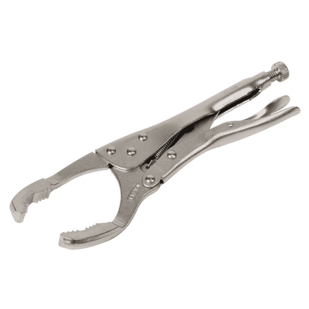 Sealey 45-130mm Oil Filter Locking Pliers - Angled Model No - AK6423