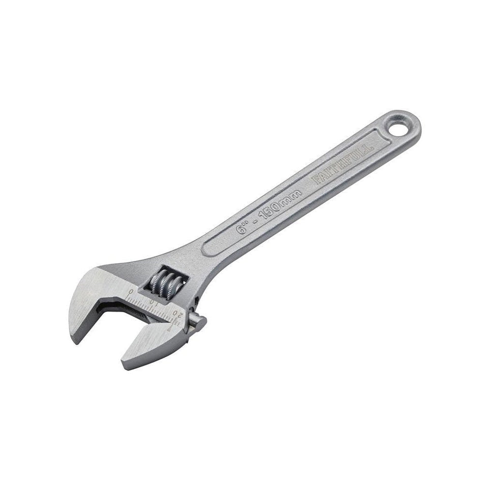 Faithfull Chrome Adjustable Spanner 150mm (6in)