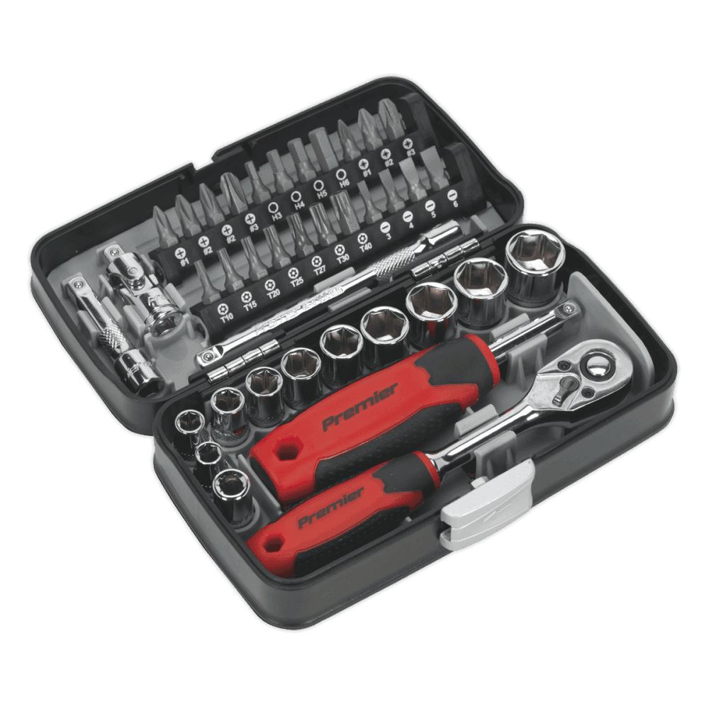 Socket & Bit Set 38pc 1/4"Sq Drive Model No.-22136